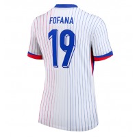 Camiseta Francia Youssouf Fofana #19 Segunda Equipación Replica Eurocopa 2024 para mujer mangas cortas
